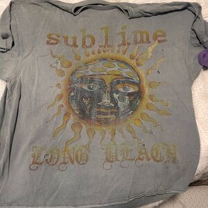 Urban Outfitters Gray Sublime Graphic Tee